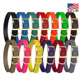 Viper Biothane Collar with Brass Hardware (image for) Viper Biothane Collar with Brass Hardware