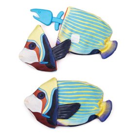 8" Tropical Crinkle/Bone Triggerfish (image for) 8" Tropical Crinkle/Bone Triggerfish