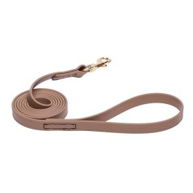 Khaki Waterproof American Bulldog Leash Made of Biothane (image for) Khaki Waterproof American Bulldog Leash Made of Biothane