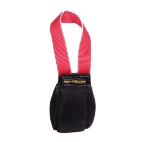 Professional Training Round Leather Dog Bite Tug with Handle (image for) Professional Training Round Leather Dog Bite Tug with Handle