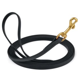 Biothane Leash 33 Ft w/ Brass Hardware (image for) Biothane Leash 33 Ft w/ Brass Hardware