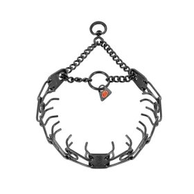 Black Stainless Steel Prong Collar with Swivel (3.2 mm x 23 inches) Herm Sprenger (image for) Black Stainless Steel Prong Collar with Swivel (3.2 mm x 23 inches) Herm Sprenger