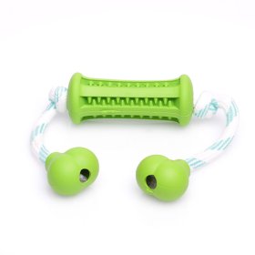 Olive High-Quality Rubber Training Dental Toy With Handles (Small 1.3” x 3.5” (3.5 cm x 9 cm)) (image for) Olive High-Quality Rubber Training Dental Toy With Handles (Small 1.3” x 3.5” (3.5 cm x 9 cm))