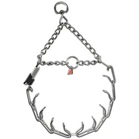 ULTRA-PLUS Training Prong Collar with Center-Plate, Swivel, Assembly Chain and ClicLock (3.25 mm x 23 inches) Herm Sprenger (image for) ULTRA-PLUS Training Prong Collar with Center-Plate, Swivel, Assembly Chain and ClicLock (3.25 mm x 23 inches) Herm Sprenger