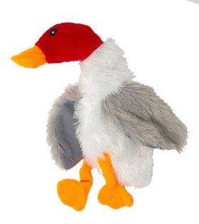 9" Duck White Crinkle Dog Toy (image for) 9" Duck White Crinkle Dog Toy
