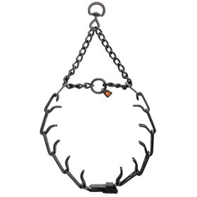 ULTRA-PLUS Black Stainless Steel Prong Collar with Assembly Chain and ClicLock (3.2 mm x 23 inches) Herm Sprenger (image for) ULTRA-PLUS Black Stainless Steel Prong Collar with Assembly Chain and ClicLock (3.2 mm x 23 inches) Herm Sprenger