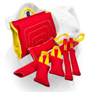 Bite training set and three great presents of French Linen for American Bulldog (image for) Bite training set and three great presents of French Linen for American Bulldog