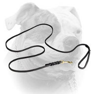 K9 Sport Leash-3/8'' Leather Dog Leash for American Bulldog (image for) K9 Sport Leash-3/8'' Leather Dog Leash for American Bulldog
