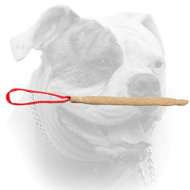 Pocket toy made of jute with handle for American Bulldog (image for) Pocket toy made of jute with handle for American Bulldog