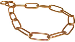 Fur saver American Bulldog collar of curogan 1/6 inch (4.0 mm) link diameter (image for) Fur saver American Bulldog collar of curogan 1/6 inch (4.0 mm) link diameter