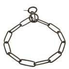 Herm Sprenger Choke American Bulldog Collar of Black Stainless Steel - Fur Saver 1/9 inch (3 mm) link diameter (image for) Herm Sprenger Choke American Bulldog Collar of Black Stainless Steel - Fur Saver 1/9 inch (3 mm) link diameter