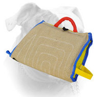 American Bulldog puppy bite sleeve made of jute material PS-0 training level-0 (image for) American Bulldog puppy bite sleeve made of jute material PS-0 training level-0