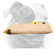 American Bulldog puppy sleeve made of strong yet safe jute (image for) American Bulldog puppy sleeve made of strong yet safe jute