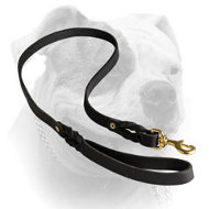 Handcrafted leather dog leash for walking and tracking (image for) Handcrafted leather dog leash for walking and tracking