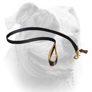 High Quality Strong Nylon Handle Dog Leash for American Bulldog (image for) High Quality Strong Nylon Handle Dog Leash for American Bulldog