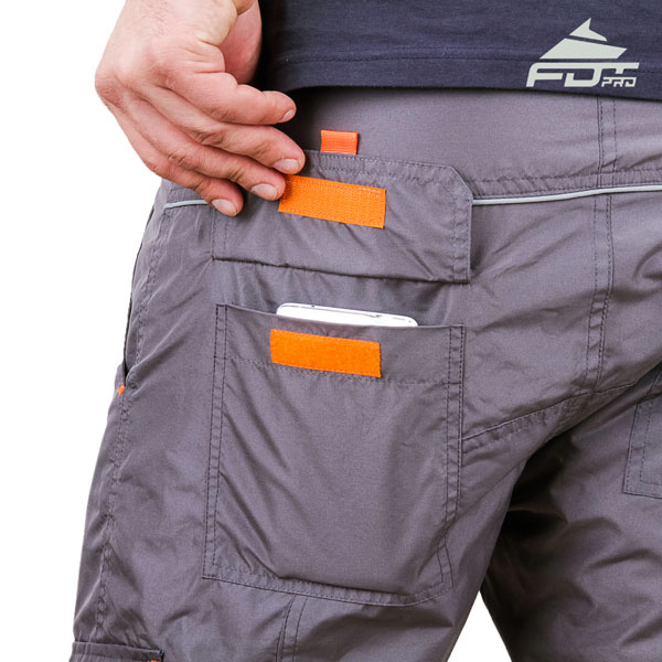 Convenient Design FDT Pro Pants with Strong Side Pockets for Dog Trainers