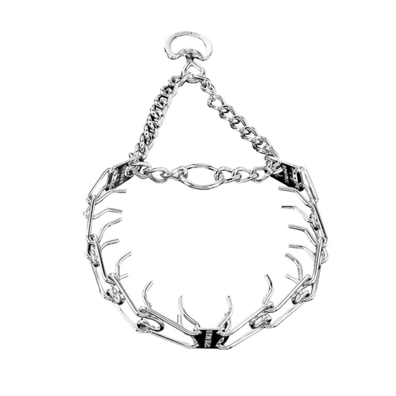 Chrome Plated Prong Collar with Swivel (2.25 mm x 16 inches) Herm Sprenger (image for) Chrome Plated Prong Collar with Swivel (2.25 mm x 16 inches) Herm Sprenger