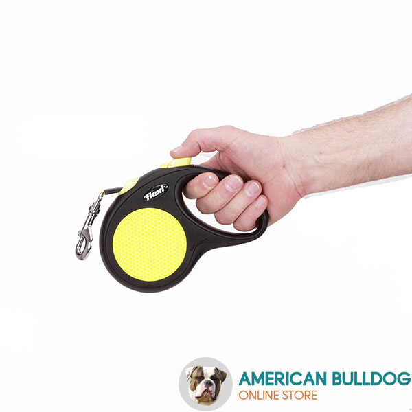 Daily Walking Retractable Leash Neon Design for Total Safety