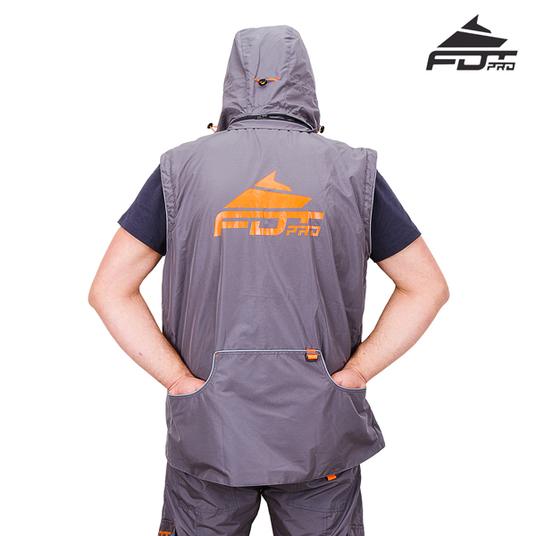FDT Professional Dog Training Jacket with Back Pockets for your Convenience