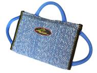 "French Linen" Cotton Dog Bite Pad With Three Handles for American Bulldog (image for) "French Linen" Cotton Dog Bite Pad With Three Handles for American Bulldog